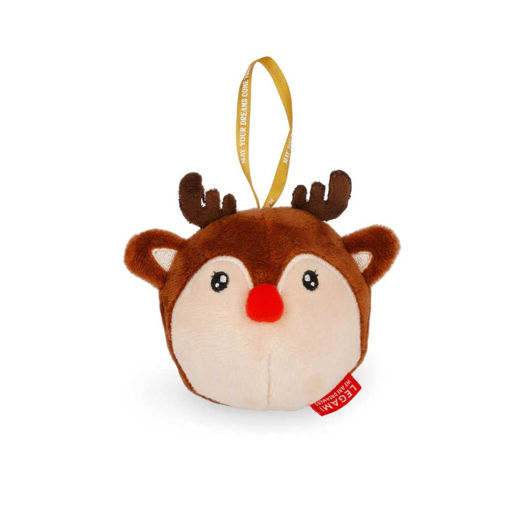 Picture of LEGAMI HOHOHOORNAMENTS PLUSH REINDEER